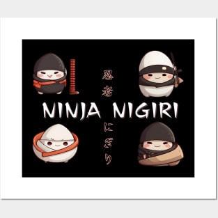 Ninja Nigiri Posters and Art